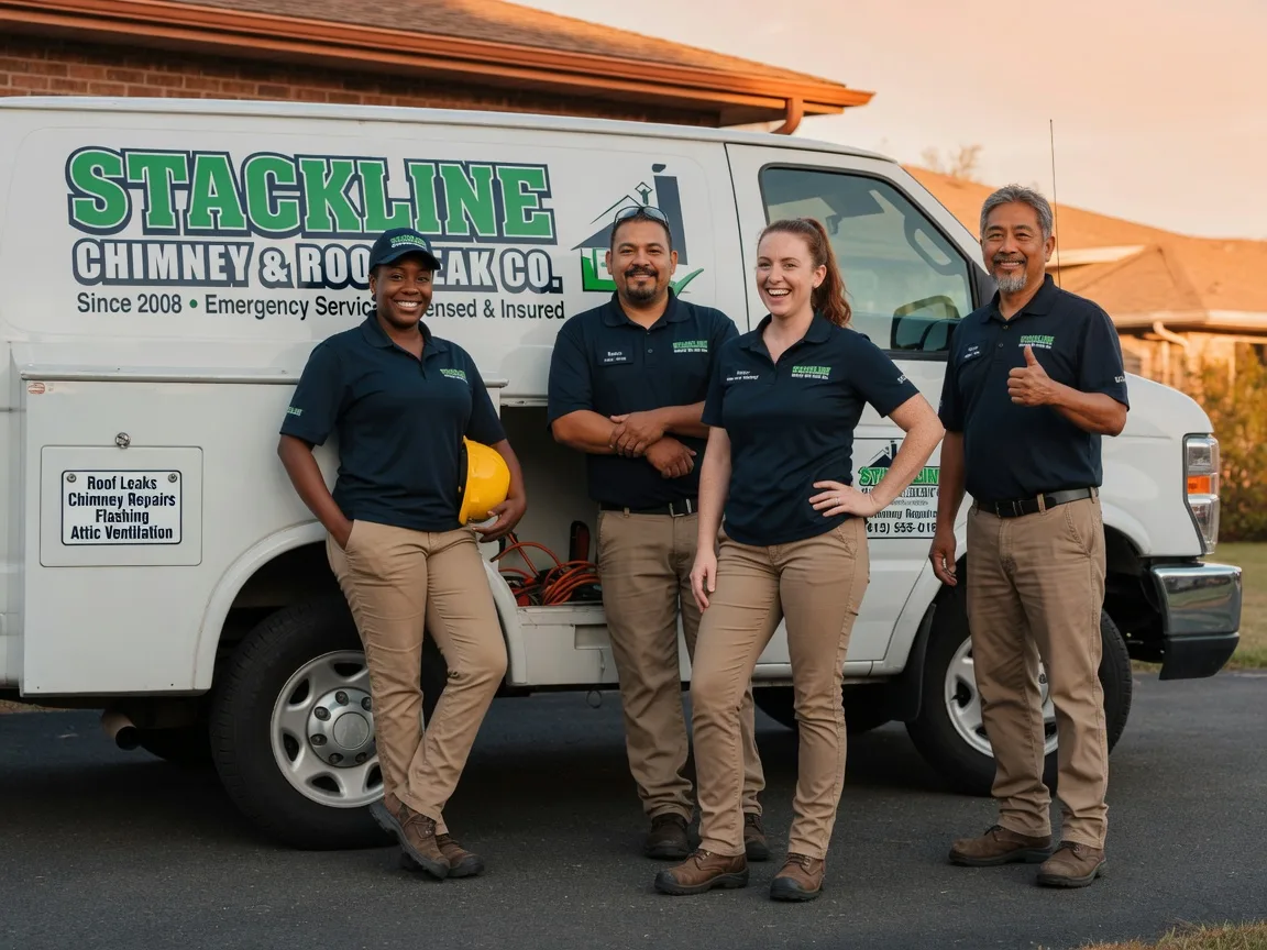 Chimney flashing repair company in Marshall, CA